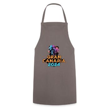Gran Canaria 2024 Tour - Cooking Apron - grey - Front - AI Model Male 185 dark (185cm)