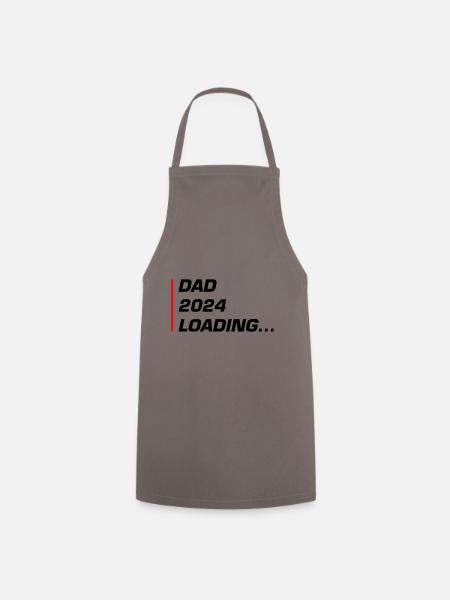 Dad 2024 Loading Papa - Kochschürze - Grau