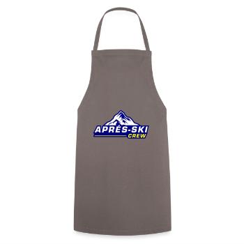 Apres Ski Crew - Kochschürze - Grau - Vorne - AI Model Male 185 dark (185cm)