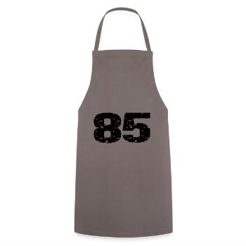 85 Number jersey - Cooking Apron - grey - Front - AI Model Male 185 dark (185cm)