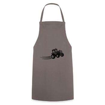 Tracteur Farmer Symbole Farmer - Tablier de cuisine - gris - Devant - AI Model Male 185 dark (185cm)