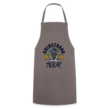 Golden Sands 2023 Skeleton - Cooking Apron - grey - Front - AI Model Male 185 dark (185cm)