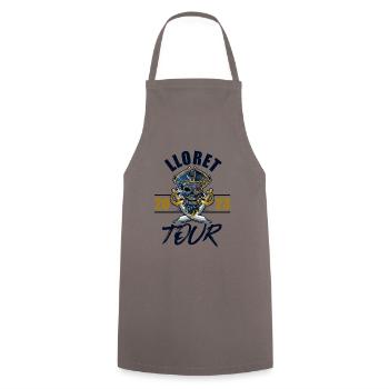 Lloret De Mar 2023 Skeleton - Cooking Apron - grey - Front - AI Model Male 185 dark (185cm)