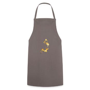 Basket-ball - Tablier de cuisine - gris - Devant - AI Model Male 185 dark (185cm)