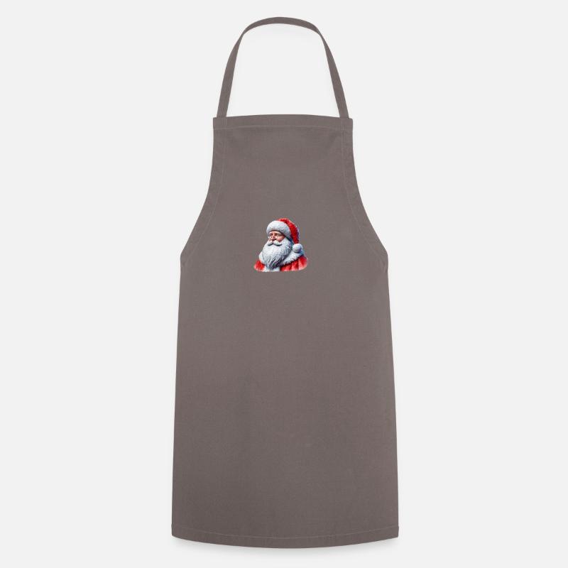 Santa Claus / Nicholas Polygon - Cooking Apron - grey
