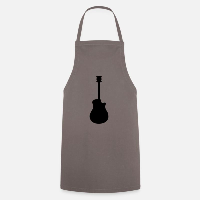 gitarre - Kochschürze - Grau