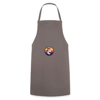 Chèvre de montagne Noël Noël - Tablier de cuisine - gris - Devant - AI Model Male 185 dark (185cm)