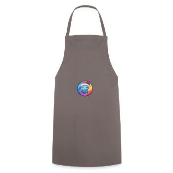 Méduse Noël Noël - Tablier de cuisine - gris - Devant - AI Model Male 185 dark (185cm)