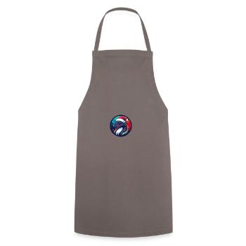 Dragon Christmas Christmas - Cooking Apron - grey - Front - AI Model Male 185 dark (185cm)