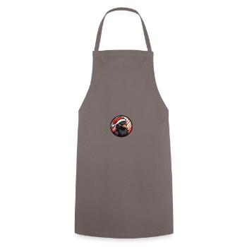 Raven Crow Noël - Tablier de cuisine - gris - Devant - AI Model Male 185 dark (185cm)