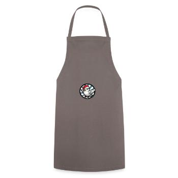 Dove Bird Christmas Christmas - Cooking Apron - grey - Front - AI Model Male 185 dark (185cm)