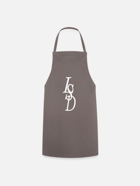 LSD Sprüche - Kochschürze - Grau