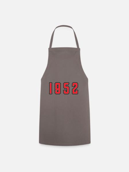 1952 anniversaire - Tablier de cuisine - gris
