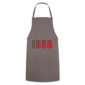 Anniversaire 1999 - Tablier de cuisine - gris - Devant - AI Model Male 185 dark (185cm)