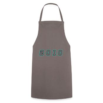 Numéro de l’année 2010 - Tablier de cuisine - gris - Devant - AI Model Male 185 dark (185cm)