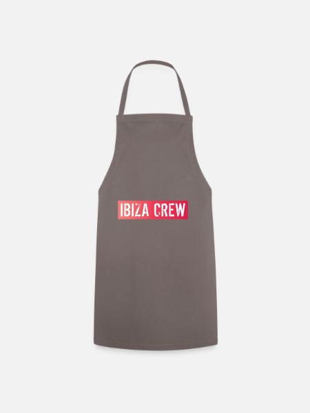 Ibiza Crew - Kochschürze - Grau