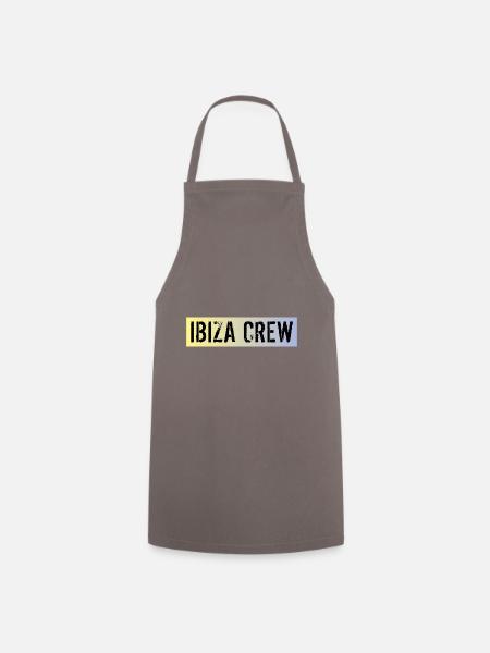 Ibiza Crew - Kochschürze - Grau