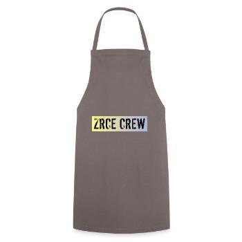 Zrce Crew - Kochschürze - Grau - Vorne - AI Model Male 185 dark (185cm)