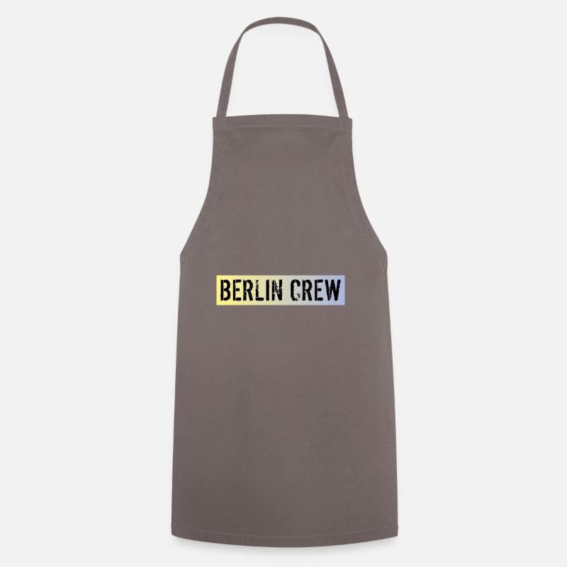 Berlin Crew - Kochschürze - Grau
