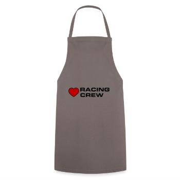 Équipage de course - Tablier de cuisine - gris - Devant - AI Model Male 185 dark (185cm)