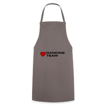Cœur de l’équipe de danse - Tablier de cuisine - gris - Devant - AI Model Male 185 dark (185cm)