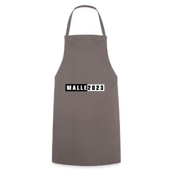 Malle 2023 - Tablier de cuisine - gris - Devant - AI Model Male 185 dark (185cm)