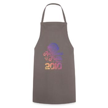2010 génial frais - Tablier de cuisine - gris - Devant - AI Model Male 185 dark (185cm)