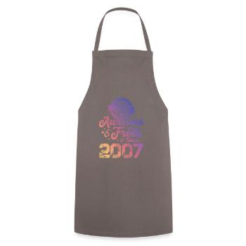 2007 génial frais - Tablier de cuisine - gris - Devant - AI Model Male 185 dark (185cm)