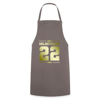 Golden Sands 22 - Cooking Apron - grey - Front - AI Model Male 185 dark (185cm)