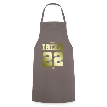 Ibiza 22 - Cooking Apron - grey - Front - AI Model Male 185 dark (185cm)