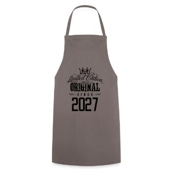 2027 limited edition - Kochschürze - Grau - Vorne - AI Model Male 185 dark (185cm)