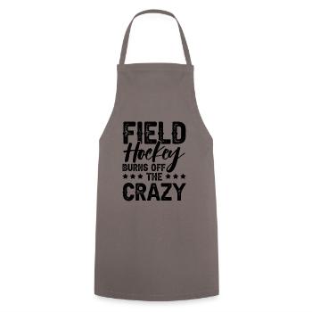 Field hockey - Cooking Apron - grey - Front - AI Model Male 185 dark (185cm)