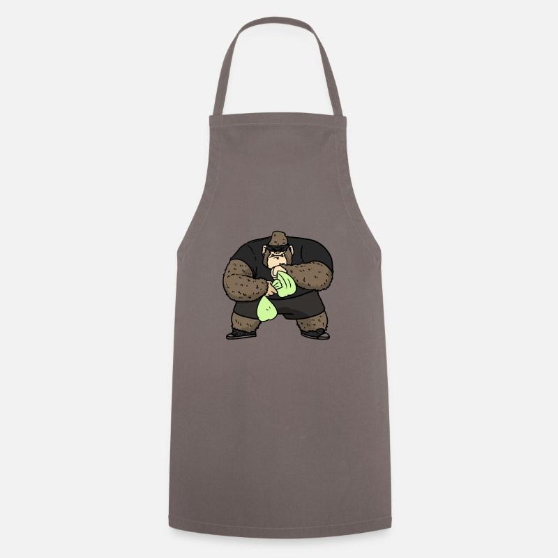 Robber gorilla robber gorilla - Cooking Apron - grey