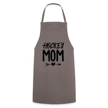 Hockey hockey maman maman - Tablier de cuisine - gris - Devant - AI Model Male 185 dark (185cm)