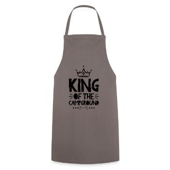 Camping King - Cooking Apron - grey - Front - AI Model Male 185 dark (185cm)