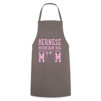 Bernese mountain dog mom - Cooking Apron - grey - Front - AI Model Male 185 dark (185cm)