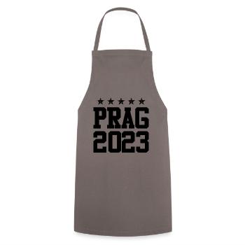 Prague 2023 - Tablier de cuisine - gris - Devant - AI Model Male 185 dark (185cm)