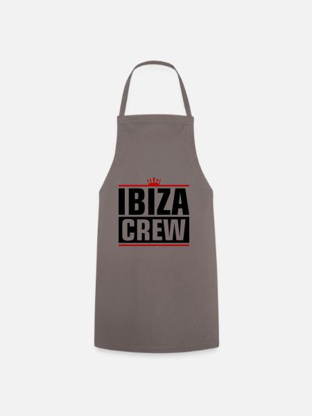 Ibiza Crew - Kochschürze - Grau