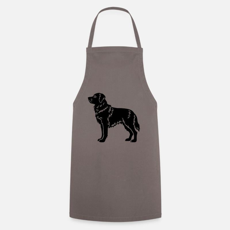 Chien samoyède - Tablier de cuisine - gris