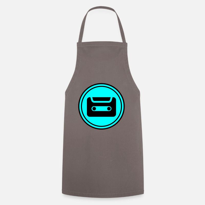 Symbole de cassette - Tablier de cuisine - gris