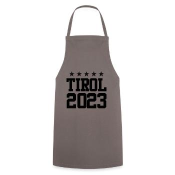 Tyrol 2023 - Tablier de cuisine - gris - Devant - AI Model Male 185 dark (185cm)