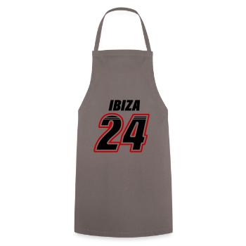 Ibiza 24 - Cooking Apron - grey - Front - AI Model Male 185 dark (185cm)
