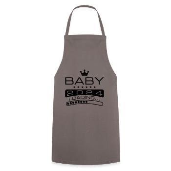 Baby 2024 Loading - Cooking Apron - grey - Front - AI Model Male 185 dark (185cm)