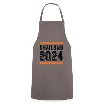 Millésime Thaïlande 2024 - Tablier de cuisine - gris - Devant - AI Model Male 185 dark (185cm)