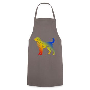 Chien Kangal - Tablier de cuisine - gris - Devant - AI Model Male 185 dark (185cm)