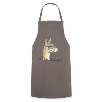 El Guanaco - Kochschürze - Grau - Vorne - AI Model Male 185 dark (185cm)