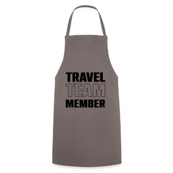 Travel Team - Cooking Apron - grey - Front - AI Model Male 185 dark (185cm)