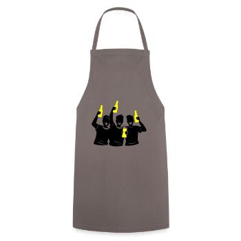 Bachelor Groom Team Bachelors - Tablier de cuisine - gris - Devant - AI Model Male 185 dark (185cm)