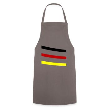 Ligne Allemagne - Tablier de cuisine - gris - Devant - AI Model Male 185 dark (185cm)