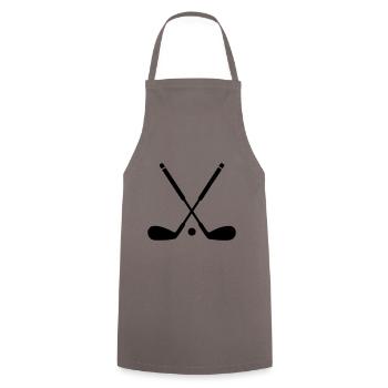 Golf symbol - Cooking Apron - grey - Front - AI Model Male 185 dark (185cm)